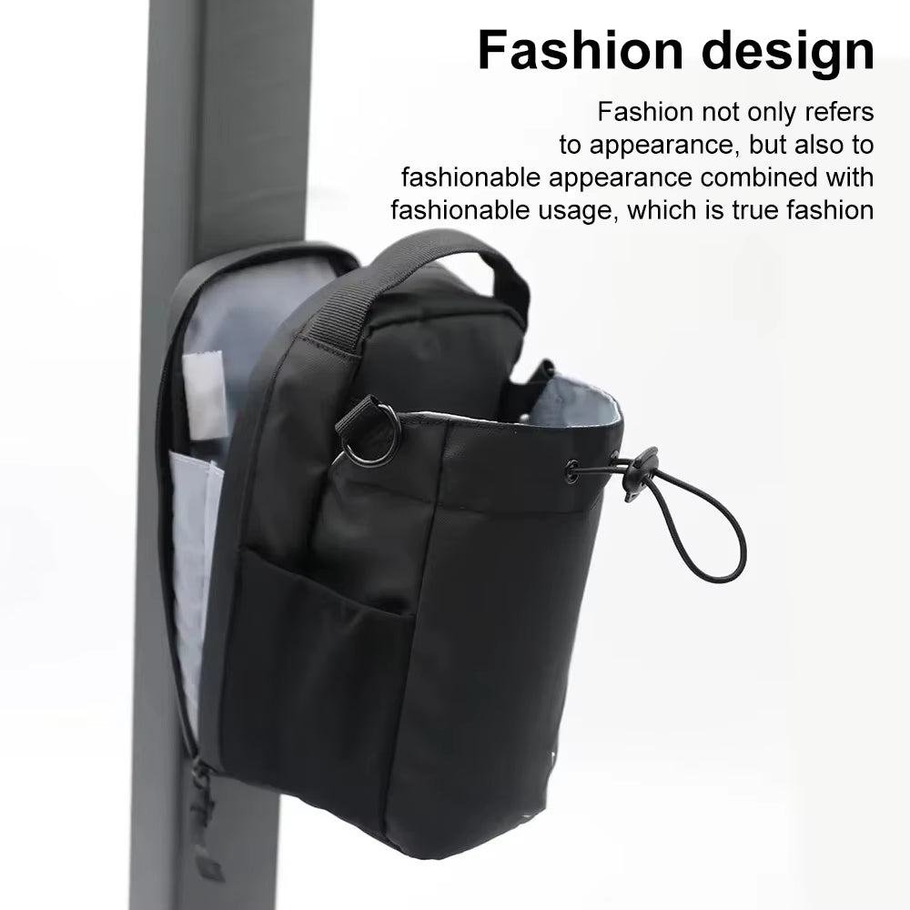 Large Capacity Magnetic Gym Bag with Phone Pocket and Water Bottle Pouch - Portable Accessories Organizer