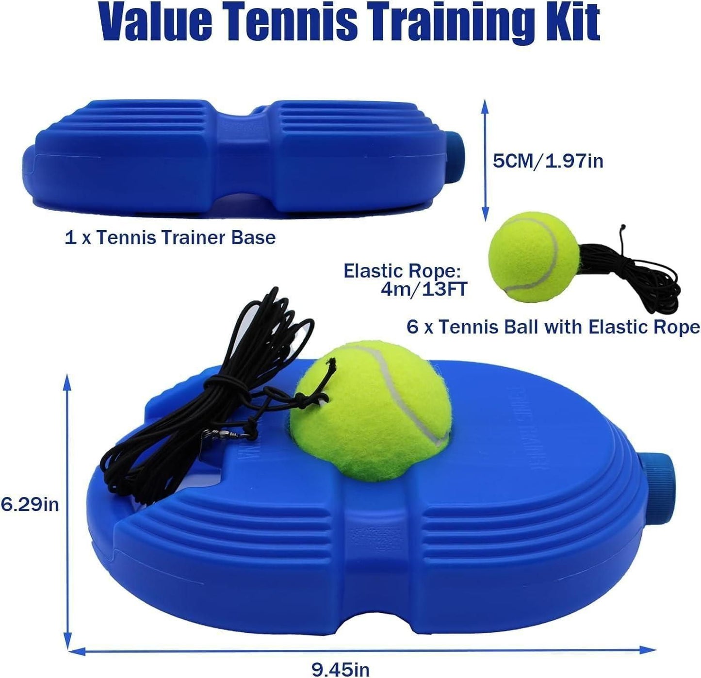 The Solo Tennis Trainer Rebound Ball with String