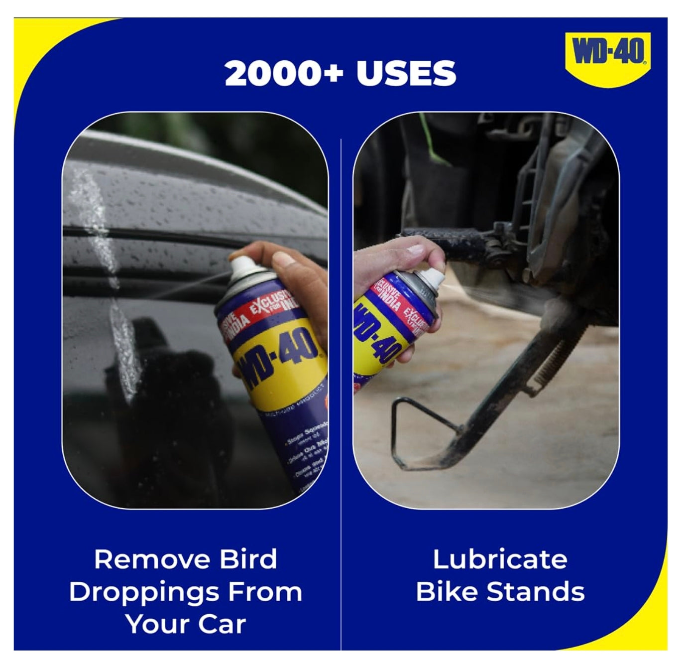 WD-40 Multi-Use Product – Multipurpose Spray for Rust Removal, Lubrication & Cleaning | Protects Metal from Corrosion, Loosens Stuck Parts & Stops Squeaks – 420ml