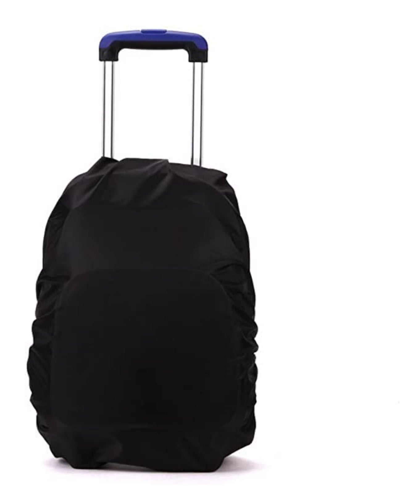 Waterproof Backpack Rain Cover – Pack of 2, Universal Fit for 20L to 40L Bags | Tear-Resistant, Dustproof & Lightweight Nylon Protection for School, Travel, Hiking & Daily Use (Black & Blue)