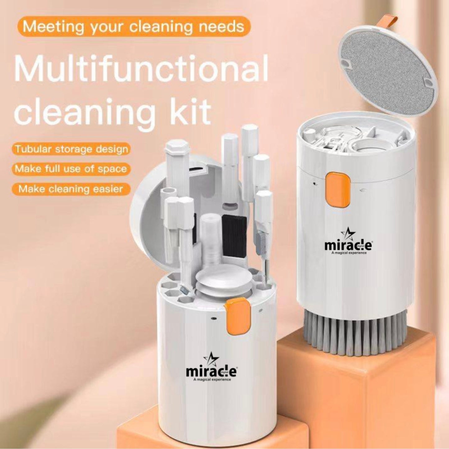 20-in-1 Electronics Cleaning Kit for Laptop, Keyboard, Earbuds, Camera, Smartphone & PC – Multi-Functional Screen Cleaner, Brush, Cleaning Pen, Microfiber Cloth & Tools for Gadgets