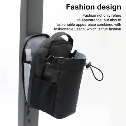Large Capacity Magnetic Gym Bag with Phone Pocket and Water Bottle Pouch - Portable Accessories Organizer