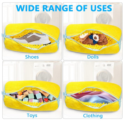 Premium Shoe Washing Bag for Laundry – Durable Mesh Sneaker Wash Bag with Zipper, Protects Shoes in Washing Machine, Reusable Shoe Laundry Bag for All Shoe Types