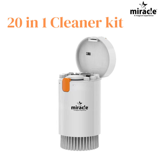 20-in-1 Electronics Cleaning Kit for Laptop, Keyboard, Earbuds, Camera, Smartphone & PC – Multi-Functional Screen Cleaner, Brush, Cleaning Pen, Microfiber Cloth & Tools for Gadgets