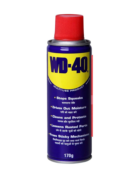 WD-40 Multi-Use Product – Multipurpose Spray for Rust Removal, Lubrication & Cleaning | Protects Metal from Corrosion, Loosens Stuck Parts & Stops Squeaks – 420ml