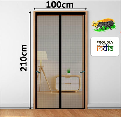 Mosquito Door Net – Premium Magnetic Mesh Screen for Doorways, Hands-Free Closure with Strong Velcro and Magnets – Easy to Install Insect Protection for Home, Bedroom, Balcony, or Office – Washable & Durable
