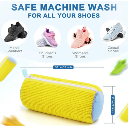 Premium Shoe Washing Bag for Laundry – Durable Mesh Sneaker Wash Bag with Zipper, Protects Shoes in Washing Machine, Reusable Shoe Laundry Bag for All Shoe Types