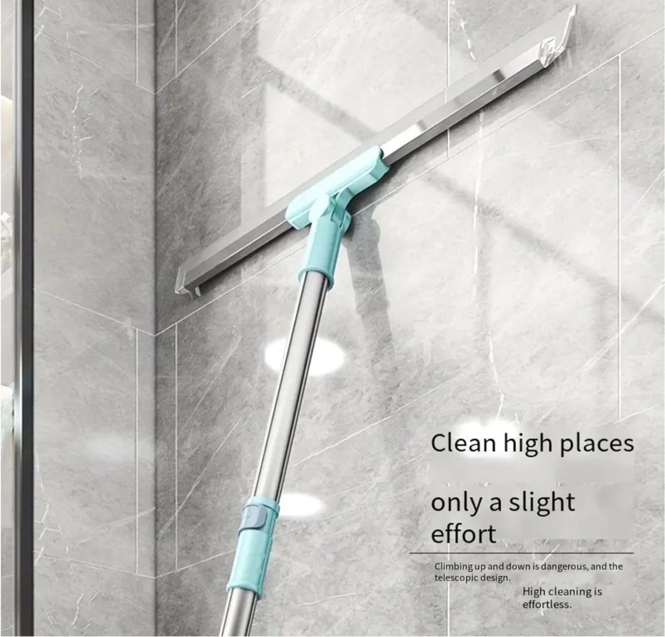 Multifunctional Magic Broom | 2-in-1 Silicone Floor Wiper & Sweeper | Adjustable Handle, Washable & Scratch-Free | Ideal for Wet and Dry Cleaning of Tiles, Marble, Glass, and Hardwood Floors
