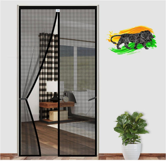 Mosquito Door Net – Premium Magnetic Mesh Screen for Doorways, Hands-Free Closure with Strong Velcro and Magnets – Easy to Install Insect Protection for Home, Bedroom, Balcony, or Office – Washable & Durable